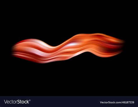 Flames of a burning fire plasma flamethrower Vector Image