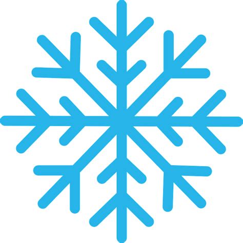 Snowflake Icon Design Symbol Of Cold Winter Snow Ice Winter - Clip Art ...