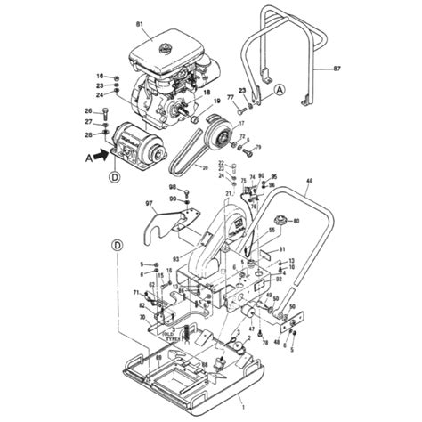 Multiquip Mikasa MVC-90L Robin Plate Compactor Parts | WhitemanParts.com