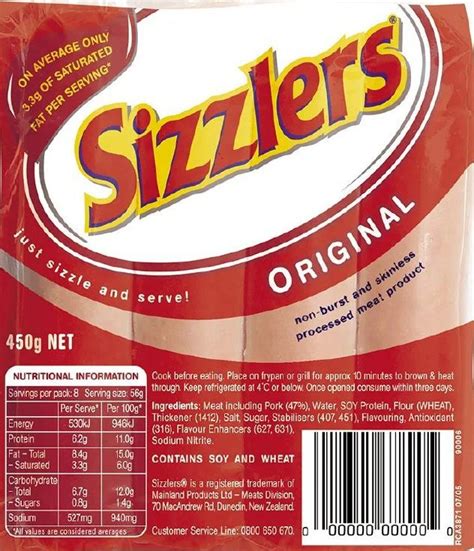 SIZZLERS ORIGINAL (450g) - Chicken N Things