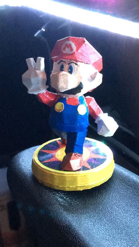 My custom Mario 64 amiibo : r/amiibo