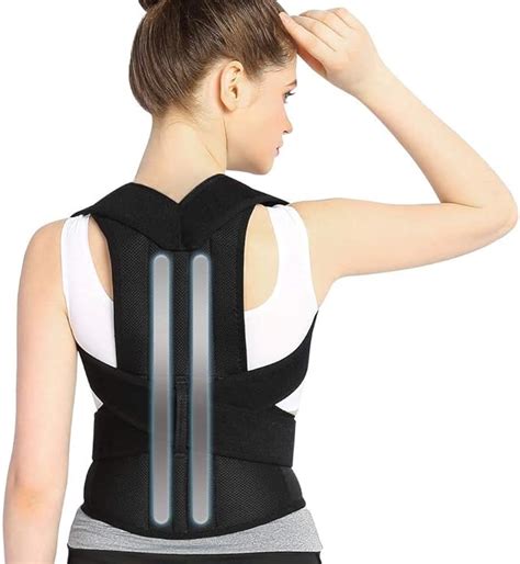 Back Brace Posture Corrector, Shoulder Lumbar Waist Support Belt with ...