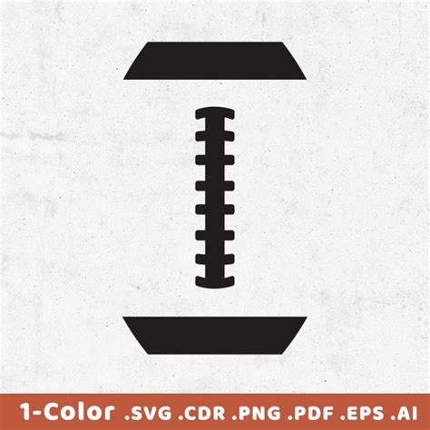 Football Laces SVG Design Instant Download