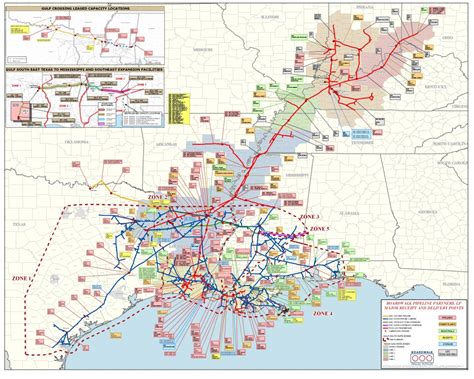 Texas Gas - Tg Boardwalk System Map - Texas Gas Pipeline Map ...