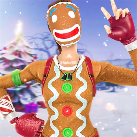 Fortnite Wallpaper Gingerbread - Game Wallpapers