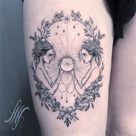 61 Stunning and Non-boring Gemini Tattoos - Our Mindful Life | Gemini ...