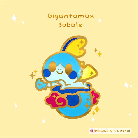 Pokemon Gen 8 Galar Starter Gigantamax / Scorbunny / Sobble / | Etsy