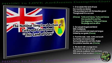 Turks and Caicos National Song/Local Anthem "This Land of Ours ...