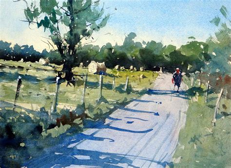 GUEST ARTIST: "How To Paint A Simple Rural Scene In Watercolour" by Tim Wilmot ~ Doodlewash®