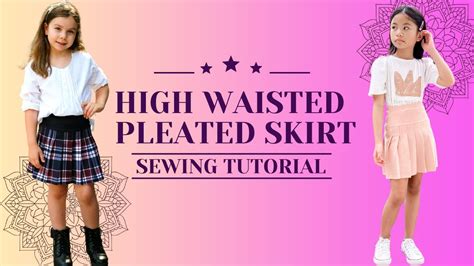 Sewing Up The High Waist Pleated Skirt! Sew Cute, Sew EASY! - YouTube