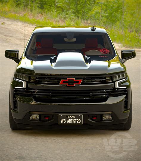 632 V8-Powered Chevrolet Silverado SS Rendering Flaunts Stepside Bed, Single Cab - autoevolution