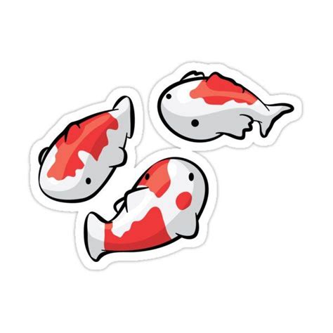 "Cute Koi Fish" Sticker for Sale by Koiroy | Cute stickers, Cool stickers, Aesthetic stickers