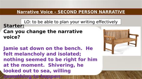 Narrative Voice - Second Person Narrative | Teaching Resources