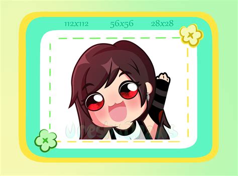 Tifa Wave Twitch Emote - Etsy