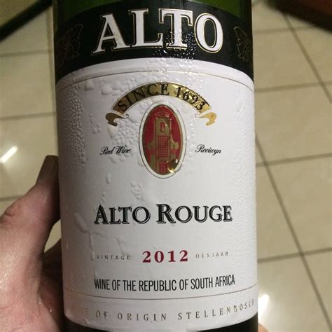 Alto Wine Estate Alto Rouge Red Blend