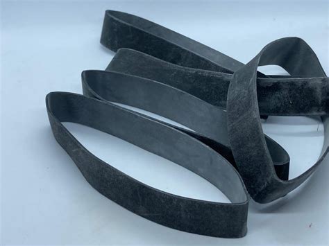 Black rubber bands | 120X15mm Bespoke Size