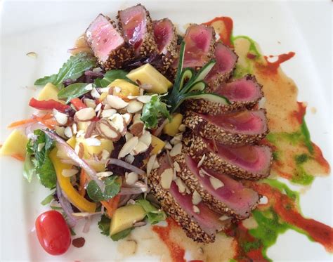 How to Make Seared Ahi Tuna Salad. What is Ahi? EatByDate