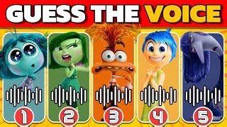 Inside Out 2 Movie 2024 Quiz Guess The Voice Inside Out 2 Envy Embarrassment Anxiety Molly Quiz ...