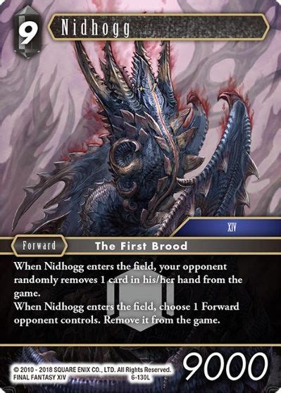 Nidhogg - Opus VI - Final Fantasy TCG - TCGplayer.com