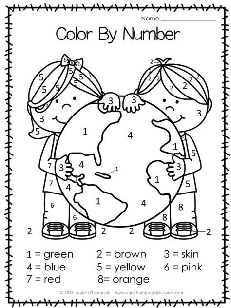 Free Earth Day Printable & Digital Math and Literacy Activities | Earth day worksheets, Earth ...