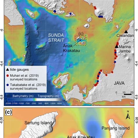 Location maps of Anak Krakatau volcano: a overview of the Anak Krakatau ...