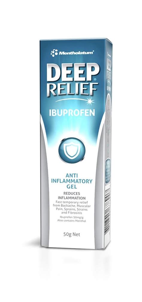 Mentholatum Deep Relief Ibuprofen Anti-Inflammatory Gel 50g