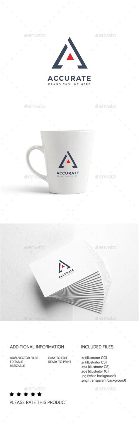 Accurate Logo | Typo logo design, Logo design, Business logo design