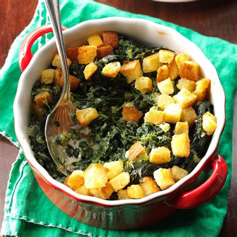 Crunchy Spinach Casserole Recipe | Taste of Home