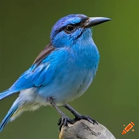 Blue bird on Craiyon