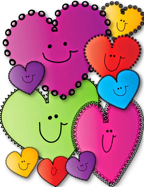 Classroom Freebies Too: FREEBIE! Happy Hearts Clip Art! Perfect for ...