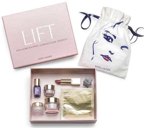 Estee Lauder Skincare and Makeup 7 pc Gift Set LIFT Beauty In A Box ** Visit the image link more ...