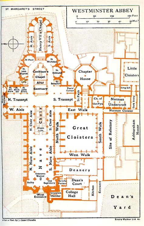 Floor Plan Of Westminster Abbey