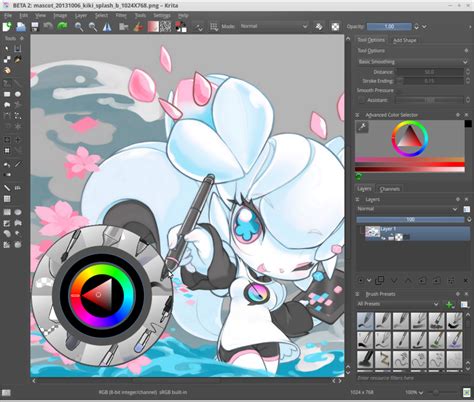 Bien débuter avec KRITA : logiciel de peinture numérique – CoLibre – Licence Pro Métiers de la ...