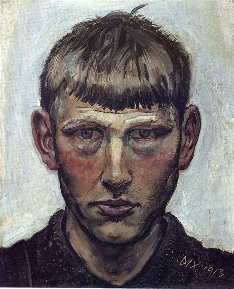 Otto Dix, Self-portrait, 1914 | Portrait art, Portrait painting, Portrait