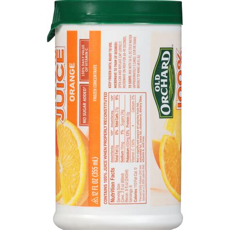 Orange Juice From Concentrate Nutrition Facts | Besto Blog