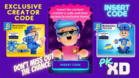 PK XD CREATOR CODE (EXCLUSIVE CODE) LATEST - YouTube