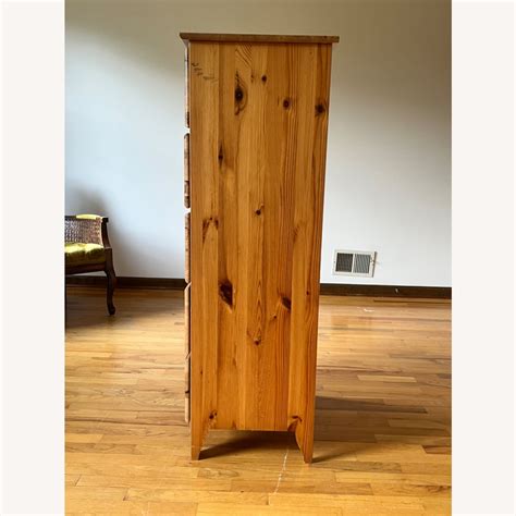 IKEA Natural Wood Tall Dresser - AptDeco