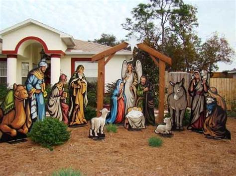 Life Size Lighted Outdoor Nativity Sets - Outdoor Lighting Ideas