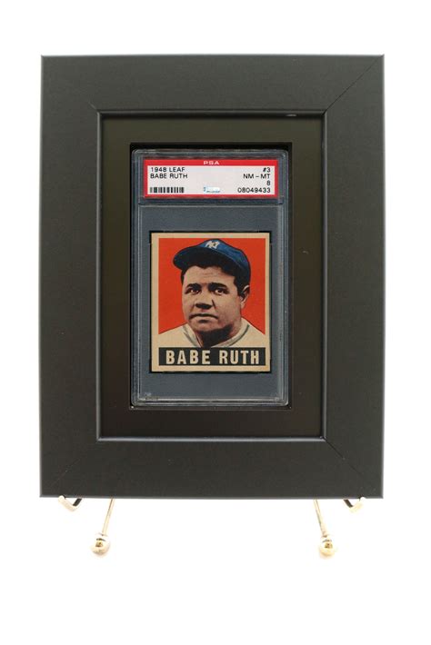 Sports Card Frame for a PSA Graded Card (New-Black Design)