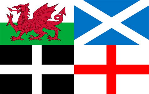 File:Flags of Wales, Scotland, Cornwall and England.svg - Wikimedia Commons