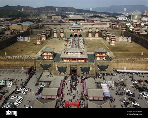 --File--People visit Hengdian World Studios in Hengdian World Studios in Dongyang city, east ...