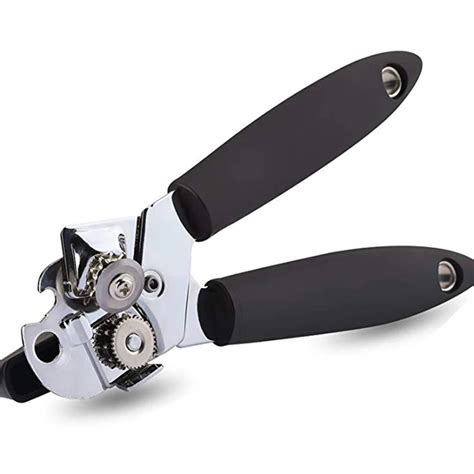 Manual Can Opener Professional Portable Stainless Steel Sharp Blade and ...