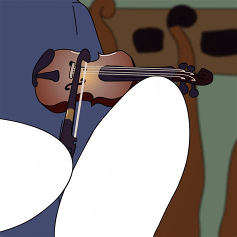 Playing Smallest Violin Animation GIF | GIFDB.com