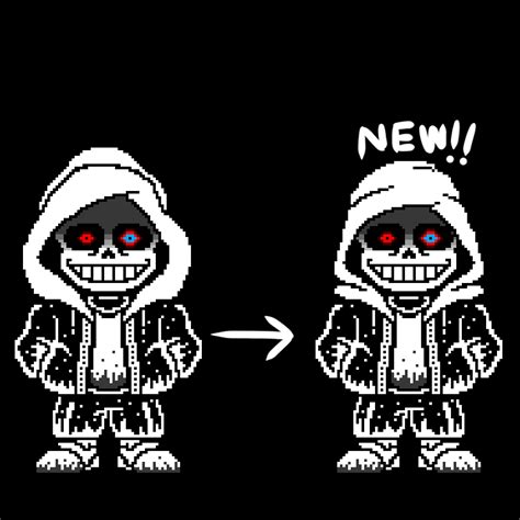 Update Dust!Sans sprite by HailtotheKing107 on DeviantArt