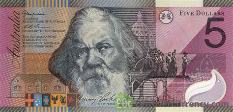 5 Australian Dollars (Sir Henry Parkes) - Exchange yours for cash