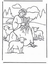 David The Shepherd Coloring Page  Home sketch template
