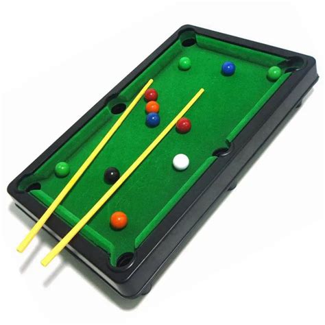 New Children Mini Billiards Games Plastic Small 6 in 1 Functional Household Billiards Table ...