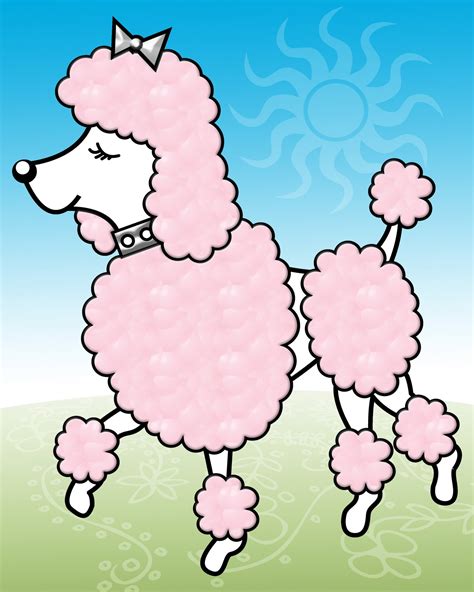 Pink Poodle Drawing at GetDrawings | Free download