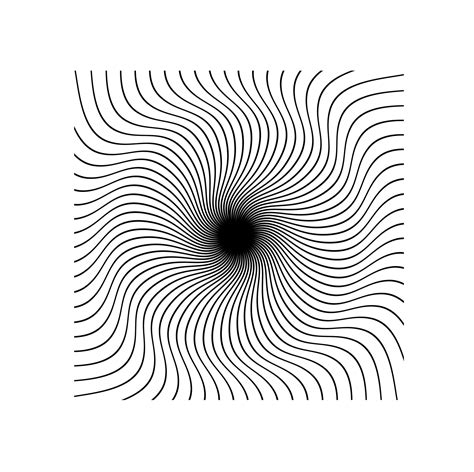 Black and white hypnotic background. vector illustration 3248981 Vector Art at Vecteezy