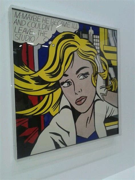 M-maybe - Roy Lichtenstein Pop Art Painting